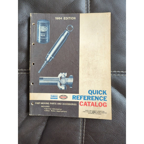1964 Ford Quick Reference Fast Moving Service Parts Catalog Rotunda Fomoco