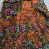 Vintage Fit 1960s Neiman Marcus Floral Pattern Belted Shift Sheath Dress Size 13