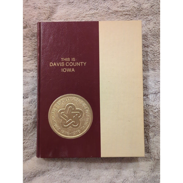 This Is David County Iowa 1976 Early History Book HC Vtg Villages Schools