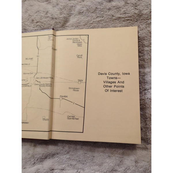 This Is David County Iowa 1976 Early History Book HC Vtg Villages Schools