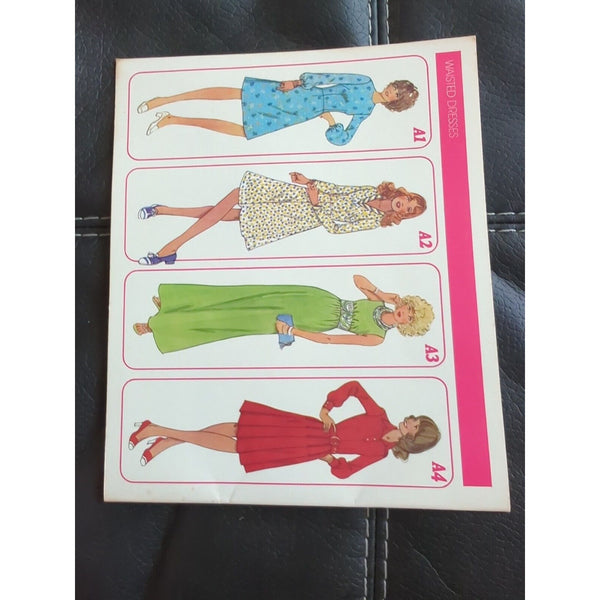 1975 CREATIVE PATTERNS #A1 - LADIES CLASSIC WAISTED DRESSES PATTERN  8-16 FF