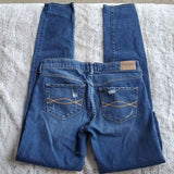 Abercrombie & Fitch Distressed A&F Super Skinny Blue Jeans Size 2