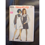 60s Indie BOHO Dress Jumper Top Vintage Sewing Pattern Simplicity 8025 14 34 UC