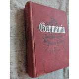 Germania Zwei Jahrtaufende Deutsche Lebens Johannes Scherr 1880s HC Vtg Antique