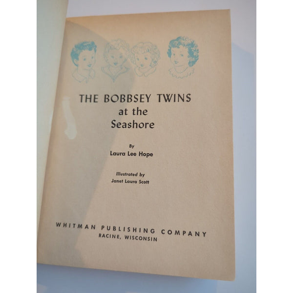 1954 The Bobbsey Twins at the Seashore Book #3 Whitman HC by Laura Lee Hope