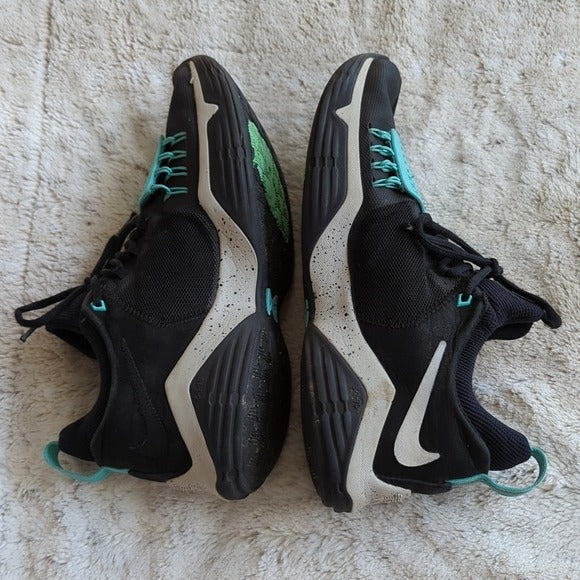 Nike Men's PG 1 Black Aqua Splash Ink Green Version 8786 Athletic Shoes Size 9