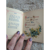 Christliches VergiBmeinnicht German Christian Forget Me Not Miniature Book 1800s