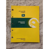 John Deere 410 and 420 Loaders Operators Manual OMW44978 Issue E8 Vtg SC