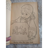 Vintage Sketchy COLORING BOOK WHITMAN 1971 MATTEL SC 1649:59 Some Use Throughout