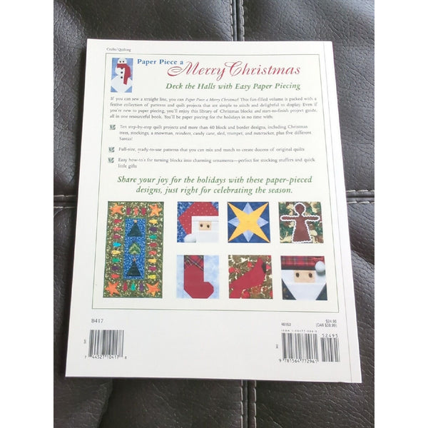 2000 Paper Piece a Merry Christmas by Jodie Davis That Patchwork Place Softcover