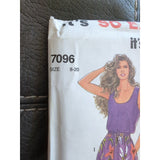 1980's Simplicity Misses' Top,Culottes Pattern 7096 Size 8-20 UNCUT