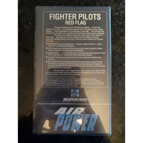 Air Power VHS Fighter Pilots Red Flag Life Aviation Week Space Tech Sealed