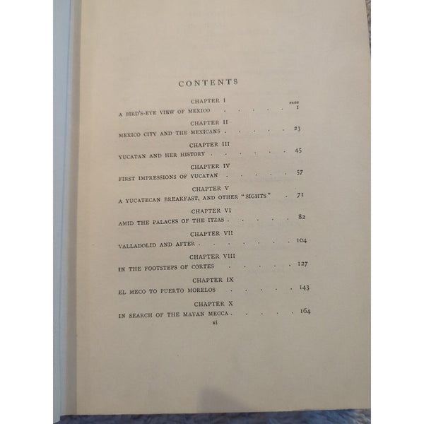 The American Egypt A Record Of Travel In Yucatan Channing Arnold 1909 First Ed