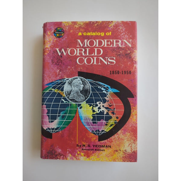 A Catalog of Modern World Coins 1850-1950 11th Book Unused Coin HC DJ Vtg 1974