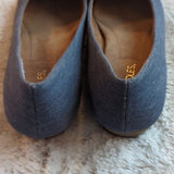 Aerosoles Overwrite Blue Denim Flats Comfort Shoes Buckle Detail Women Size 8.5