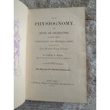 New Physiognomy Signs of Character Phrenology Samuel Wells 1872 HC Temperament