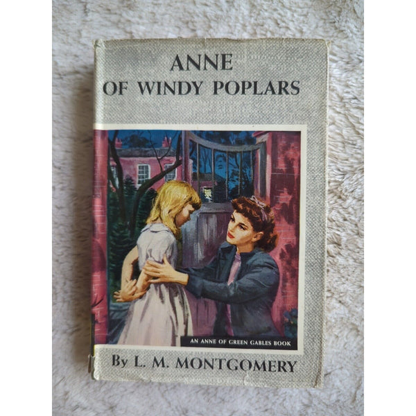 L. M. Montgomery ANNE OF WINDY POPLARS  1st Edition Vtg HC DJ Anne Green Gables