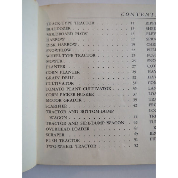 Margaret Stuart Otto The Tractor Book 1st Edition HC 1953 Ex Lib Vtg 56 Photos