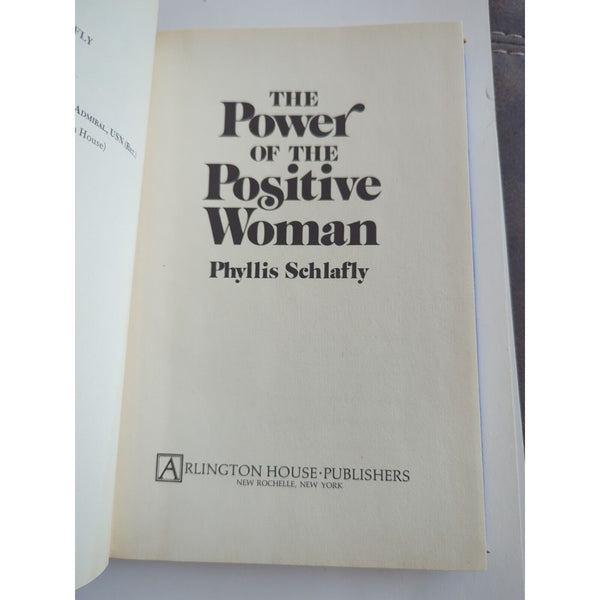 Phyllis Schlafly The Power of the Positive Woman Arlington 1st Edition HC DJ Vtg