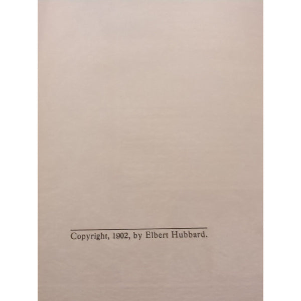 Elbert Hubbard CONTEMPLATIONS Heloise Hawthorne SHORT ESSAYS 1902 Special Bind