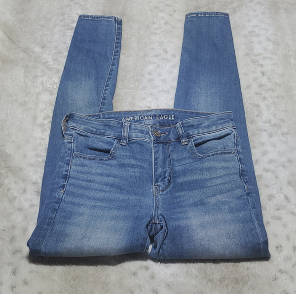 American Eagle High Rise Jegging Next Level Stretch Jeans Size 2