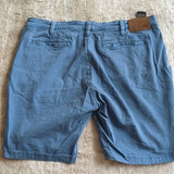 34 Heritage Mens Dusty Blue Chino Shorts Size 38 Golf Shorts Beach Shorts