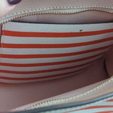 Kate Spade New York Patrice Tropical Red Pink Orange Striped Satchel Tote Bag