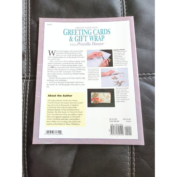 Create Your Own Greeting Cards & Gift Wrap with Priscilla Hauser 1994 SC