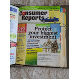 2005 CONSUMER REPORTS Magazine Monthly Jan-Dec Address Labels - In Green Binder