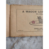 A Wagonload Of Fun To Color 1942 Samuel Lowe Company Oblong Coloring Book Rough