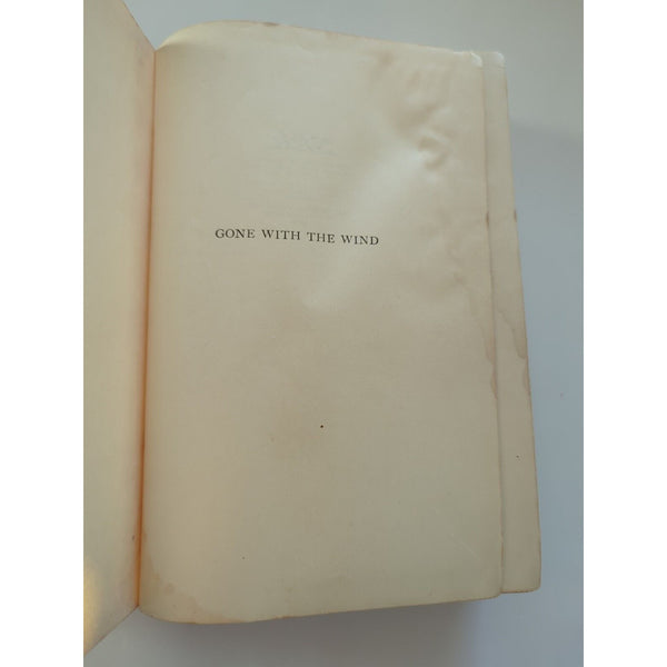 Gone With the Wind by Margaret Mitchell 1936 First Edition August (Twice) HC