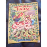 Around The Farm, Picture Book by George Trimmer 1946 Merrill Company Publishing