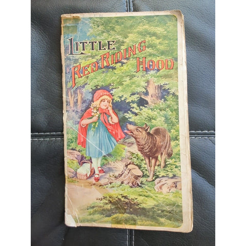 1919 LITTLE RED RIDING-HOOD by the SAALFIELD Publishing Co.Akron Ohio Softcover