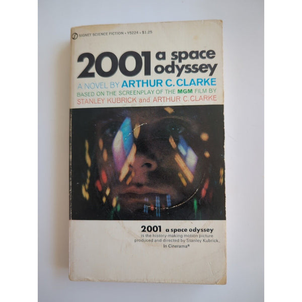 2001 A Space Odyssey - A Novel by Arthur C Clarke 1968 Paperback New American