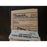 5324 UNCUT Vintage Butterick SEWING Pattern Misses Belt Top Skirt 10 UC SEW FF