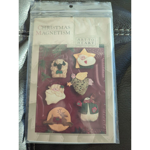 Art to Heart Quilting Patterns Christmas Magnetism Ornaments Minis 158P 2003