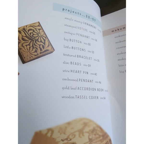 Book CREATIVE STAMPING in Polymer Clay Crafts Projects Instructions Guidelines