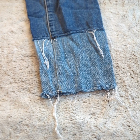 Pilcro and the Letterpress High Rise Skinny Blue Jeans Size 25