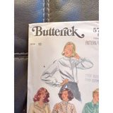 1970's Butterick Misses' Long Sleeves Blouse Pattern 5712 Size 10 UNCUT Vintage