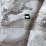 Ecko Unltd. White & Gray Signature Camo Zip Front Track Jacket Men's Size 2XL