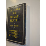 A Diary of Private Prayer John Baillie HC DJ Scribners Sons 1949 1st Edition Vtg