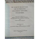 The Nemeth Braille Code for Mathematics and Science Notation 1972 Revision HC