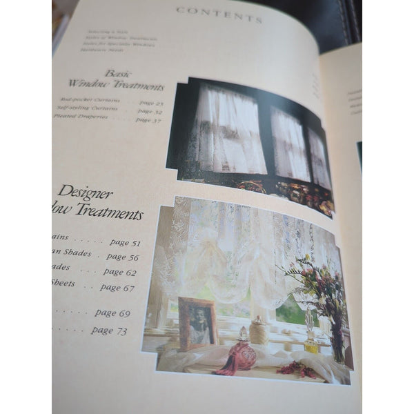 Creative Window Treatments Sewing Pattern Book 45 Styles Step by Step Home Decor