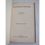 Mechanical Drawing 212 International Textbook Co. By D.C. Royce 1933 HC Vtg