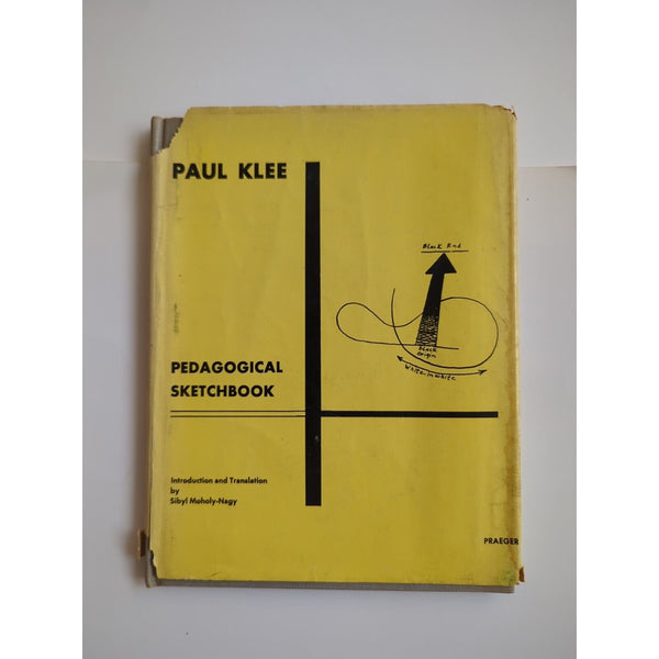 Pedagogical Sketchbook Paul Klee 1953 Perspective Drawing Art Theory HC DJ Vtg