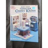 American School of Needlework Plastic Canvas Fashion Doll Country Kitchen 3083