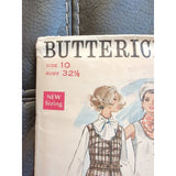 1970's VTG  Butterick Misses' Two-Piece Dress Skirt Pattern 5346 Size 10 UNCUT
