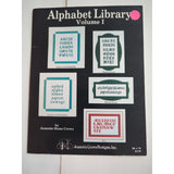 3 BOOK LOT Jeanette Crews Designs Inc. Alphabet Library Volumes 1 3 And 7 Vtg SC