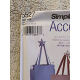 5527 Simplicity Accessories Baby Diaper Bag 3 Sizes Accs Sewing Pattern Uncut