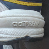 Vintage Adidas Mens White Navy Gold PRB698 Paladin Adiprene Running Shoe Size 13